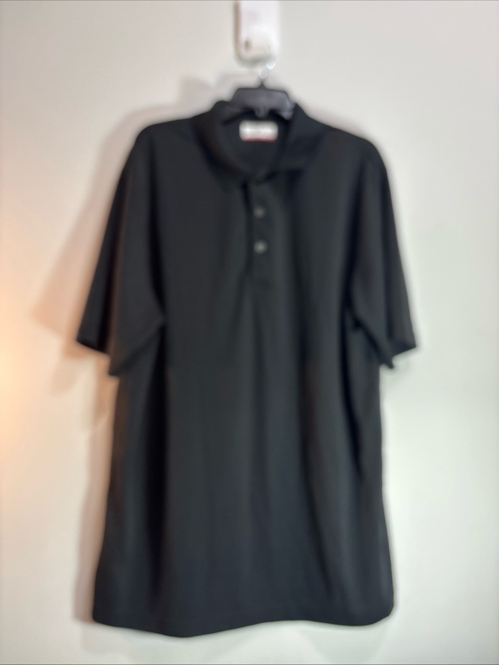 Grand Slam Men's Black Polo Shirt - Classic Short Sleeve Sz XLT. 1349